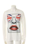 【 60%OFF セール｜12,100円→4,840円】 NO COMMENT PARIS ノーコメントパリ glamour tendance-LONDON fag L/S{NC-LTM.GLAM25-WHT-AFA}