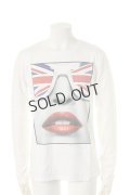 {SOLD}NO COMMENT PARIS ノーコメントパリ glamour tendance-LONDON fag L/S{NC-LTM.GLAM25-WHT-AFA}