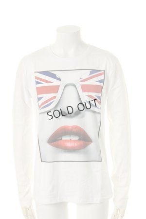 画像1: {SOLD}NO COMMENT PARIS ノーコメントパリ glamour tendance-LONDON fag L/S{NC-LTM.GLAM25-WHT-AFA}