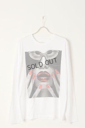 画像1: {SOLD}NO COMMENT PARIS ノーコメントパリ tendance-glamour L/S{NC-LTM.GLAM27-WHT-AFA}
