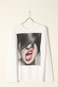 NO COMMENT PARIS ノーコメントパリ bad hipster bad girl L/S{NC-LTM.HIP08-WHT-AFA}