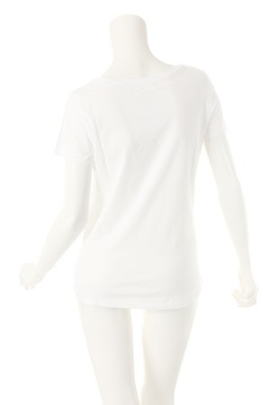 画像2:  {SOLD} NO COMMENT PARIS ノーコメントパリ 【Japan Limited】T-SHIRT L-CREW smoke{NC-TL.LTN02-WHT-AGS}
