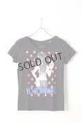 {SOLD}NO COMMENT PARIS ノーコメントパリ 【Japan Limited】T-SHIRT L-CREW dot girl{NC-TL.LTN118-BLK-AIS}