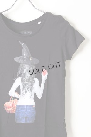画像3: {SOLD}NO COMMENT PARIS ノーコメントパリ 【Japan Limited】T-SHIRT L-CREW witch apple{NC-TL.LTN147-BLK-AIS}