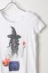 画像3: NO COMMENT PARIS ノーコメントパリ 【Japan Limited】T-SHIRT L-CREW witch apple{NC-TL.LTN147-WHT-AIS} (3)