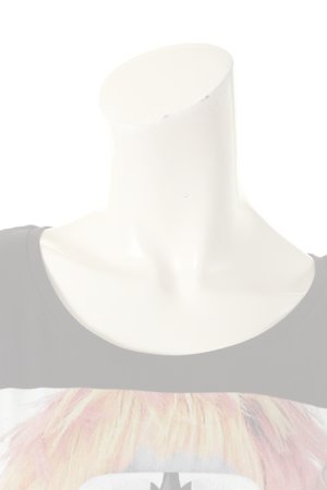 画像4:   NO COMMENT PARIS ノーコメントパリ 【Japan Limited】T-SHIRT L-CREW punk hair{NC-TL.LTN18-BLK-AGS}