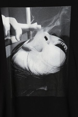 画像4: 【 60%OFF セール｜9,680円→3,872円】 NO COMMENT PARIS ノーコメントパリ 【Japan Limited】T-SHIRT M-CREW smoke{NC-TM.LTN02-BLK-AGS}