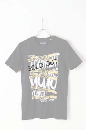 画像1: {SOLD}NO COMMENT PARIS ノーコメントパリ【BLUE LINE】 【Japan Limited】T-SHIRT UNISEX tape NC{NC-TU.ULTN035-1-BLK-BJS}