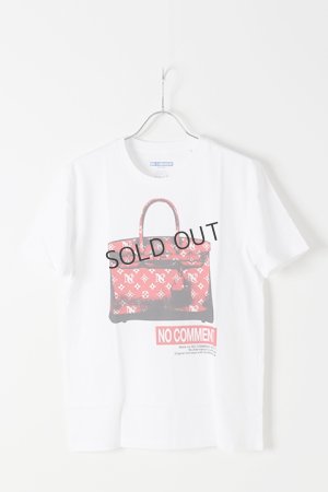 画像1: {SOLD}NO COMMENT PARIS ノーコメントパリ【BLUE LINE】 【Japan Limited】T-SHIRT UNISEX red kerry{NC-TU.ULTN039-1-WHT-BJS}