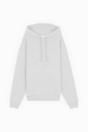 画像1:   MAISON KITSUNE メゾンキツネ バーシティ オーバーサイズ フーディ {-BDA}  :NM00702KM0326H131 