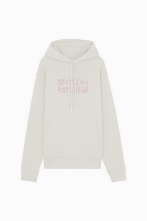 画像1:   MAISON KITSUNE メゾンキツネ ウッドランド アルファベット コンフォート パーカー {-BDA}  :NM00704KM0307P131-L 