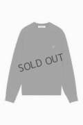 {SOLD}MAISON KITSUNE メゾンキツネ BOLD FOX HEAD PATCH REGULAR JUMPER IN LAMBSWOOL{-BDA}