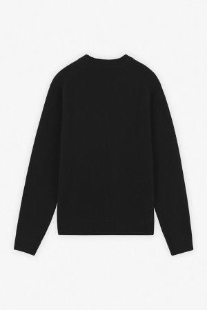 画像2: MAISON KITSUNE メゾンキツネ BOLD FOX HEAD PATCH REGULAR JUMPER IN LAMBSWOOL{-BDA}