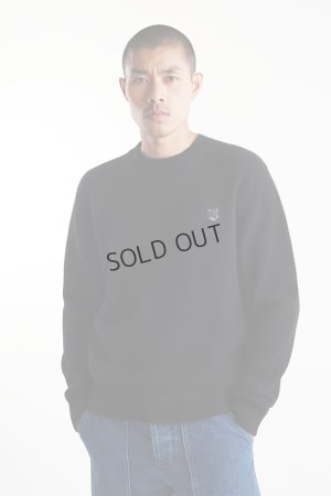 画像4: {SOLD}MAISON KITSUNE メゾンキツネ BOLD FOX HEAD PATCH REGULAR JUMPER IN LAMBSWOOL{-BDA}