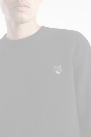 画像5:   MAISON KITSUNE メゾンキツネ BOLD FOX HEAD PATCH REGULAR JUMPER IN LAMBSWOOL {-BDA}  :NM00805KT1006P199 