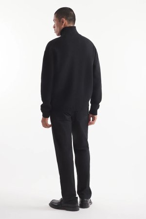 画像6: MAISON KITSUNE メゾンキツネ フォックスヘッド インターシャ コンフォート ハイネック ジャンパー{-BDA}