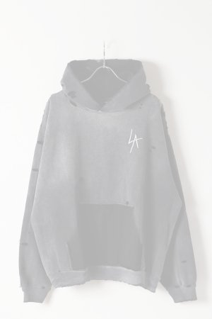 画像1:  {SOLD} LOCAL AUTHORITY ローカルオーソリティ LA SLASH DESTROYED HOODIE{-BEA}