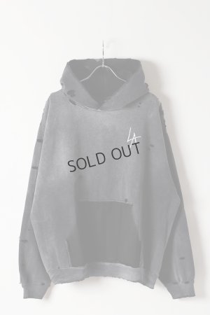 画像1: {SOLD}LOCAL AUTHORITY ローカルオーソリティ LA SLASH DESTROYED HOODIE{-BEA}