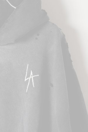 画像3:  {SOLD} LOCAL AUTHORITY ローカルオーソリティ LA SLASH DESTROYED HOODIE{-BEA}