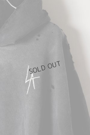 画像3: {SOLD}LOCAL AUTHORITY ローカルオーソリティ LA SLASH DESTROYED HOODIE{-BEA}