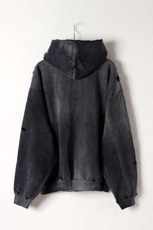 画像6: LOCAL AUTHORITY ローカルオーソリティ LA SLASH DESTROYED HOODIE{-BEA}