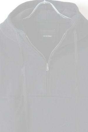 画像3:  {SOLD} OURET オーレット 硫化染ドビーストレッチフードZIPプルオーバー{-BJA}