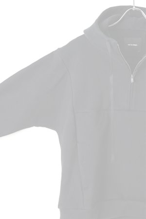 画像4:  {SOLD} OURET オーレット 硫化染ドビーストレッチフードZIPプルオーバー{-BJA}