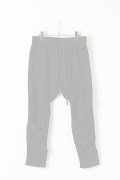  {SOLD} OURET オーレット 強撚ナイロンニットフロントギャザーサルエルパンツ{-BJA}