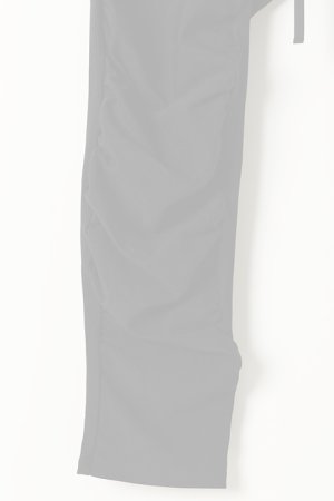 画像3:  {SOLD} OURET オーレット 強撚ナイロンニットフロントギャザーサルエルパンツ{-BJA}