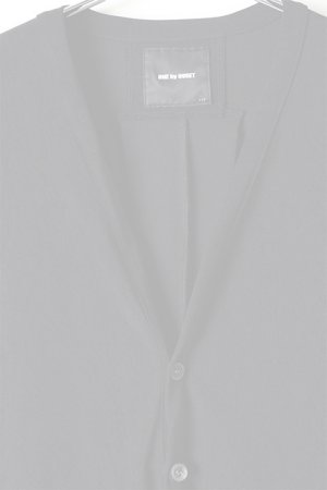 画像3:  {SOLD} OURET オーレット 強撚ナイロンニットドロップショルダーカーディガン{-BJA}