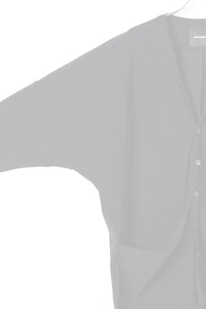 画像4:  {SOLD} OURET オーレット 強撚ナイロンニットドロップショルダーカーディガン{-BJA}
