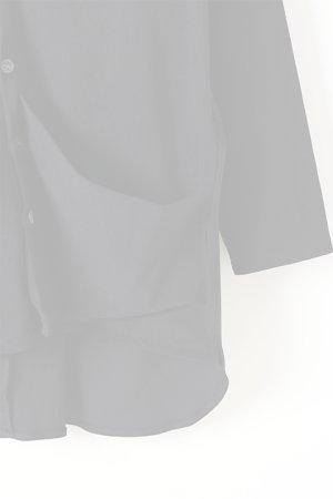 画像5:  {SOLD} OURET オーレット 強撚ナイロンニットドロップショルダーカーディガン{-BJA}
