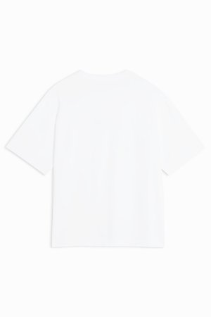 画像2:    MAISON KITSUNE メゾンキツネ メゾン キツネ エンブロイダリー オーバーサイズ Tシャツ {-BES}  :OM00122KJ0119P100 