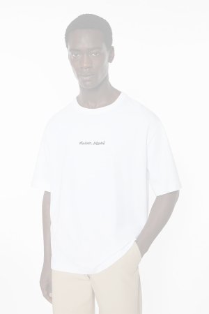 画像3:    MAISON KITSUNE メゾンキツネ メゾン キツネ エンブロイダリー オーバーサイズ Tシャツ {-BES}  :OM00122KJ0119P100 