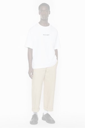 画像5:    MAISON KITSUNE メゾンキツネ メゾン キツネ エンブロイダリー オーバーサイズ Tシャツ {-BES}  :OM00122KJ0119P100 