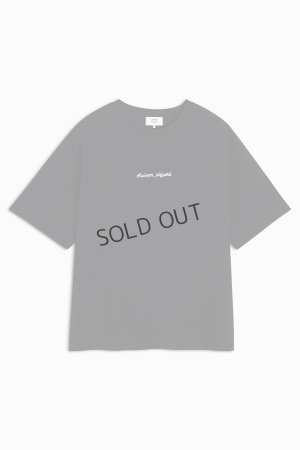 画像1: MAISON KITSUNE メゾンキツネ メゾン キツネ エンブロイダリー オーバーサイズ Tシャツ{-BES}