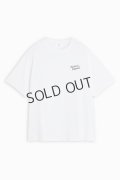 {SOLD}MAISON KITSUNE メゾンキツネ ハンドライティング エンブロイダリー オーバーサイズ Tシャツ {-BES}