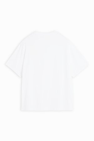 画像2:   MAISON KITSUNE メゾンキツネ ハンドライティング エンブロイダリー オーバーサイズ Tシャツ  {-BES}  :OM00123KJ0119M186 