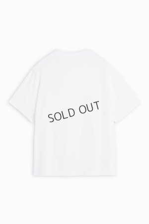 画像2: {SOLD}MAISON KITSUNE メゾンキツネ ハンドライティング エンブロイダリー オーバーサイズ Tシャツ {-BES}