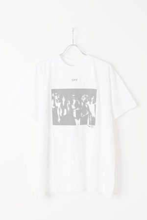 画像1:  {SOLD} Off-white オフホワイト SPRAY PAINTING S/S OVER TEE{OMAA038R201850150110-WHT-BJS}