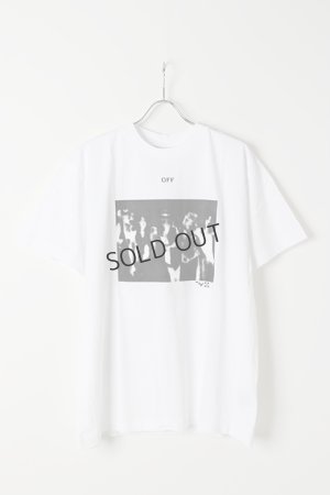 画像1: {SOLD}Off-white オフホワイト SPRAY PAINTING S/S OVER TEE{OMAA038R201850150110-WHT-BJS}