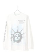   Off-white オフホワイト LIBERTY L/S T-SHIRT{OMAB001E18185015-WHT-AHA}