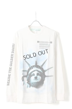 画像1: {SOLD}Off-white オフホワイト LIBERTY L/S T-SHIRT{OMAB001E18185015-WHT-AHA}