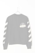   Off-white オフホワイト TAPE ARROWS SLIM CREWNECK{OMBA025R20E300021048-BLK-BJS}