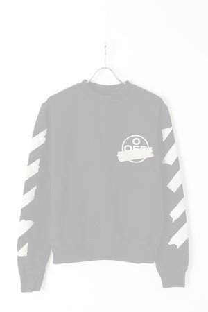 画像1:  {SOLD} Off-white オフホワイト TAPE ARROWS SLIM CREWNECK{OMBA025R20E300021048-BLK-BJS}