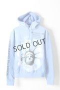 {SOLD}Off-white オフホワイト BLUE LIBERTY HOODIE{OMBB034E18192015-BLU-AHA}