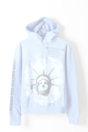 画像1:   Off-white オフホワイト BLUE LIBERTY HOODIE{OMBB034E18192015-BLU-AHA}