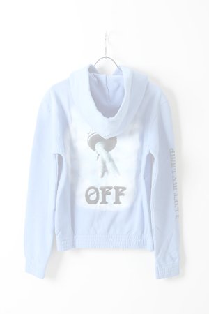 画像2:   Off-white オフホワイト BLUE LIBERTY HOODIE{OMBB034E18192015-BLU-AHA}