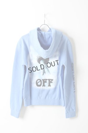 画像2: {SOLD}Off-white オフホワイト BLUE LIBERTY HOODIE{OMBB034E18192015-BLU-AHA}