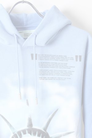 画像3:   Off-white オフホワイト BLUE LIBERTY HOODIE{OMBB034E18192015-BLU-AHA}